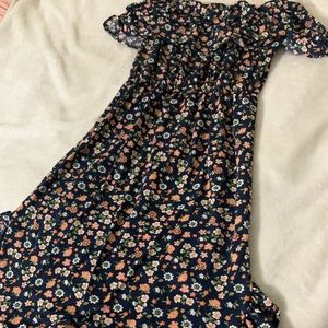 Bandeau flower dress
